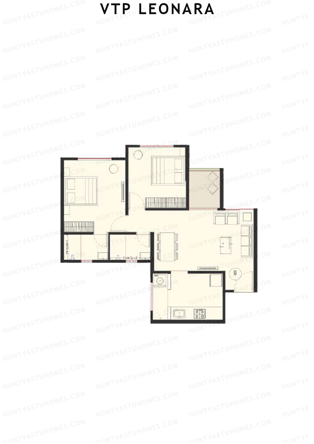 VTP Leonara Tower D Unit 6 Floor Plan