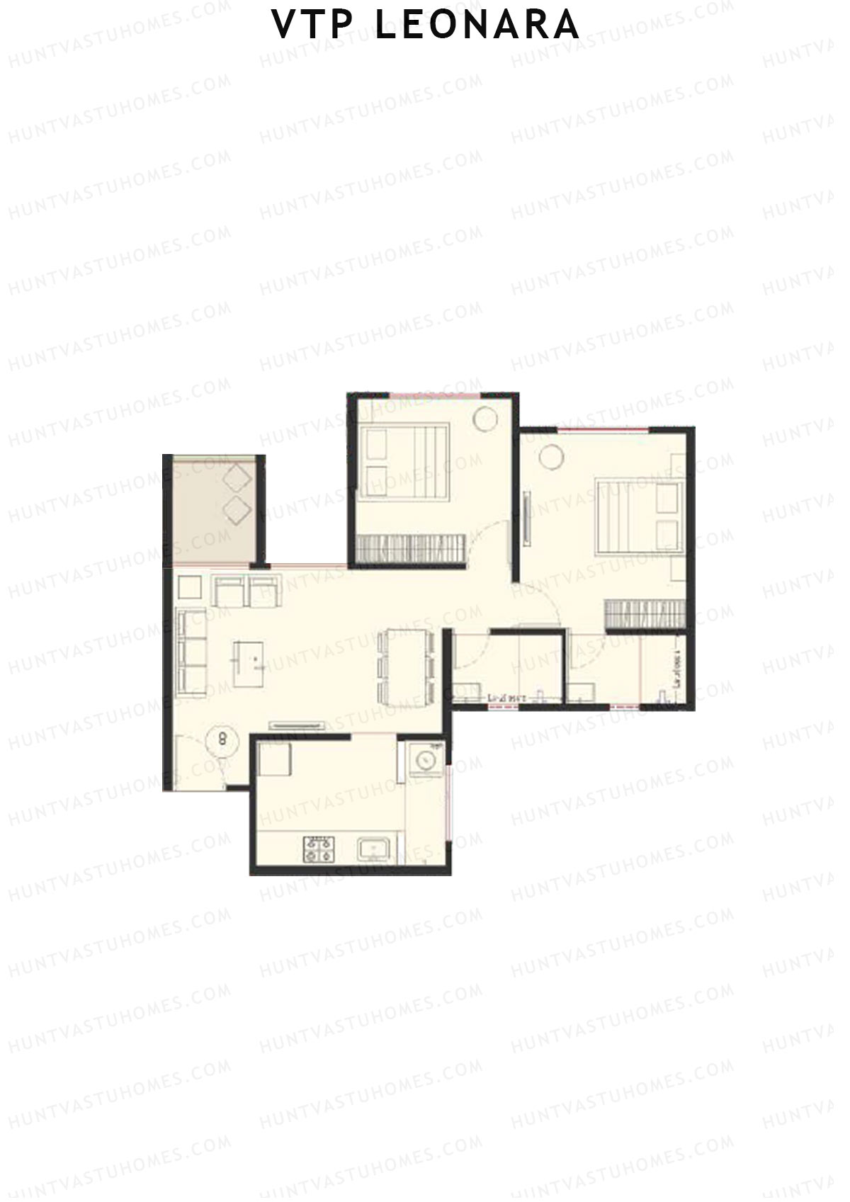 VTP Leonara Tower D Unit 8 Floor Plan