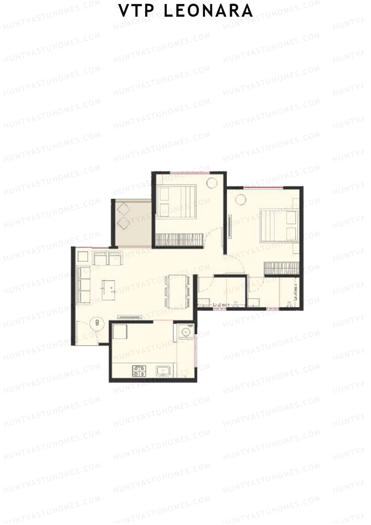 VTP Leonara Tower D Unit 8 Floor Plan