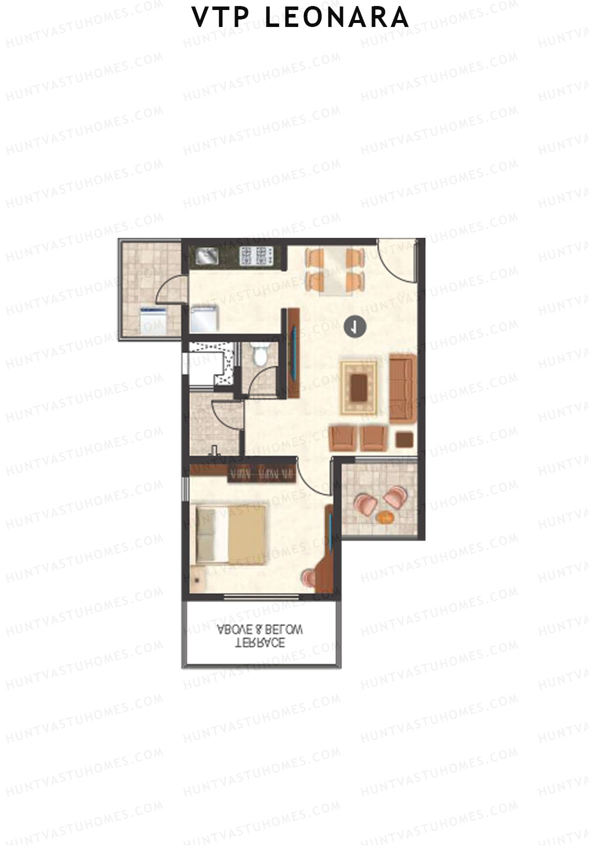 VTP Leonara Tower H Unit 12 Floor Plan