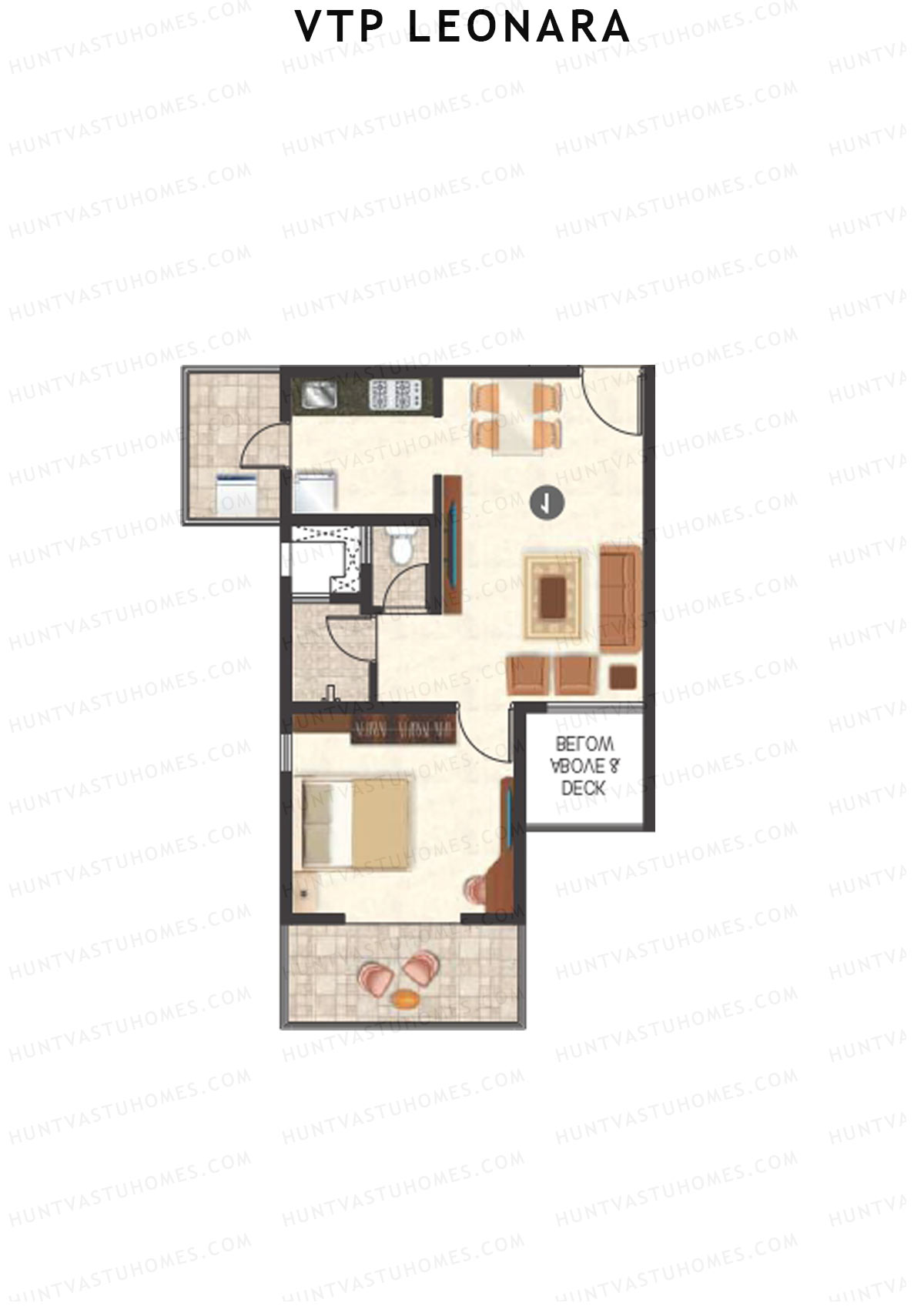 VTP Leonara Tower H Unit 12 Floor Plan