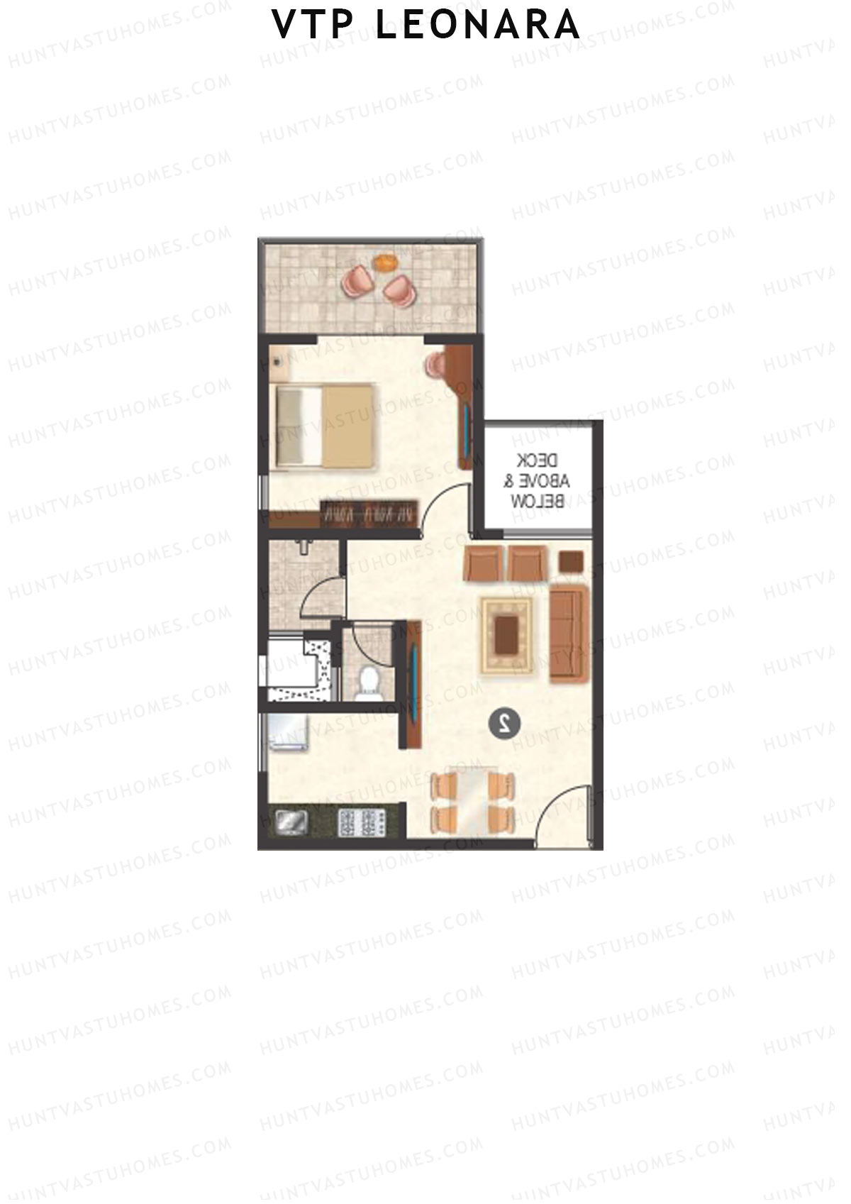 VTP Leonara Tower H Unit 3 Floor Plan