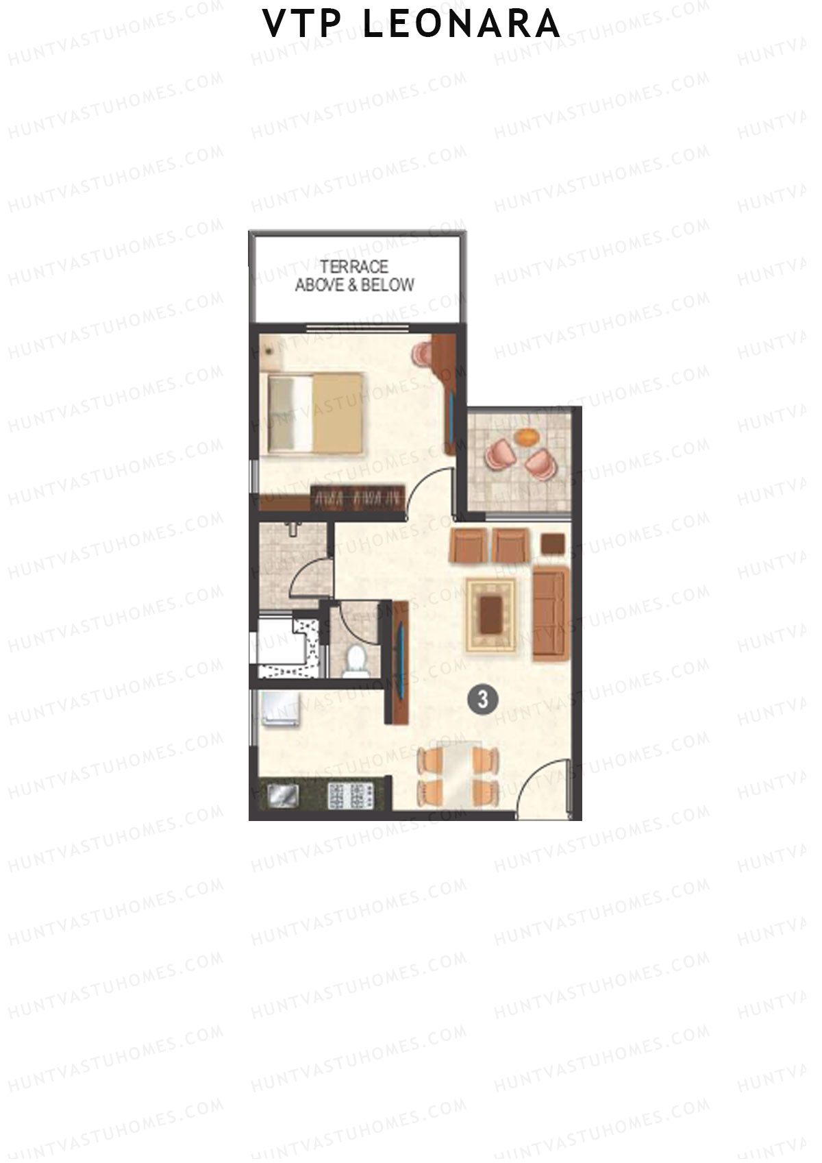 VTP Leonara Tower H Unit 5 Floor Plan