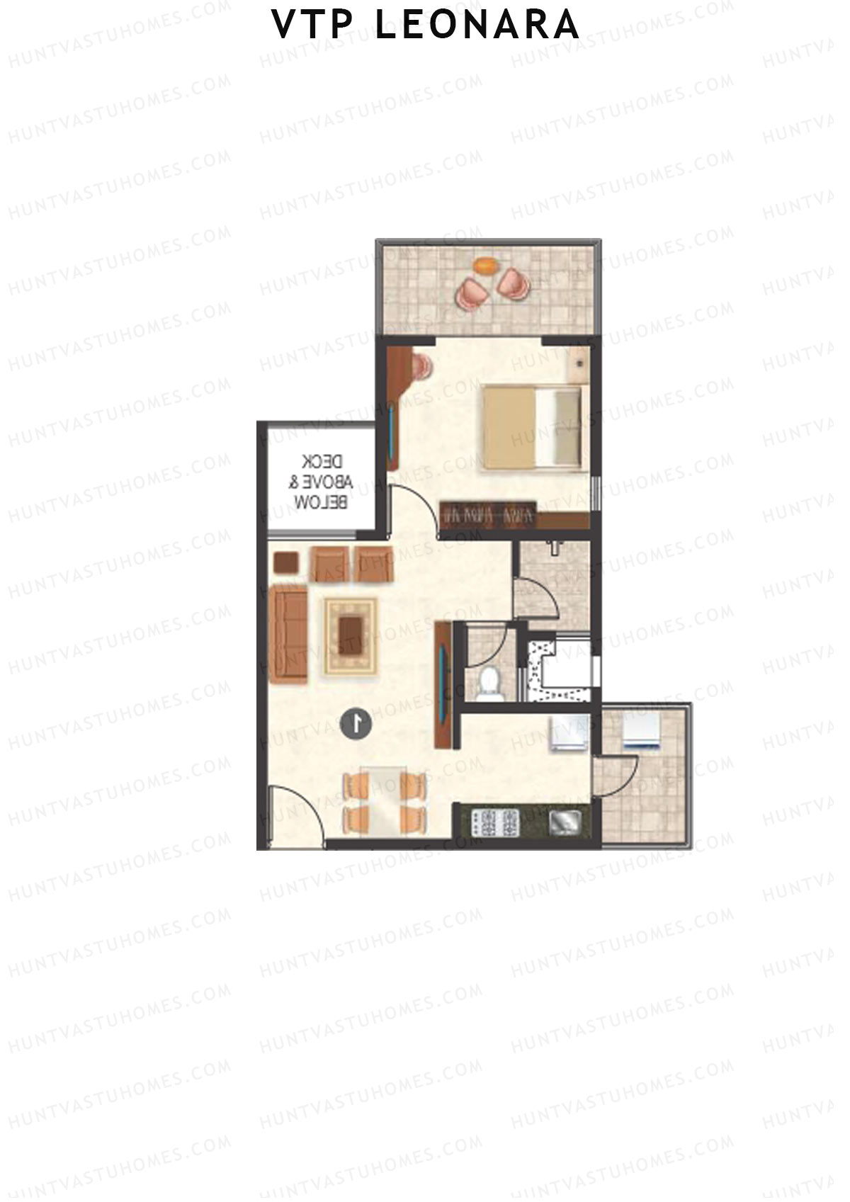 VTP Leonara Tower H Unit 6 Floor Plan