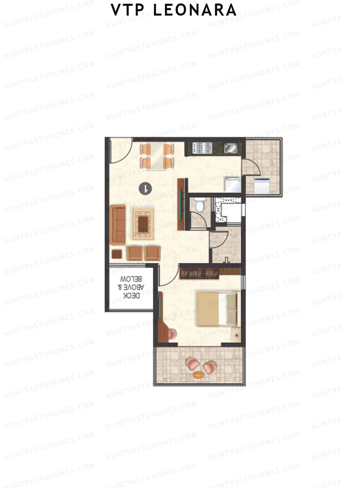 VTP Leonara Tower H Unit 7 Floor Plan