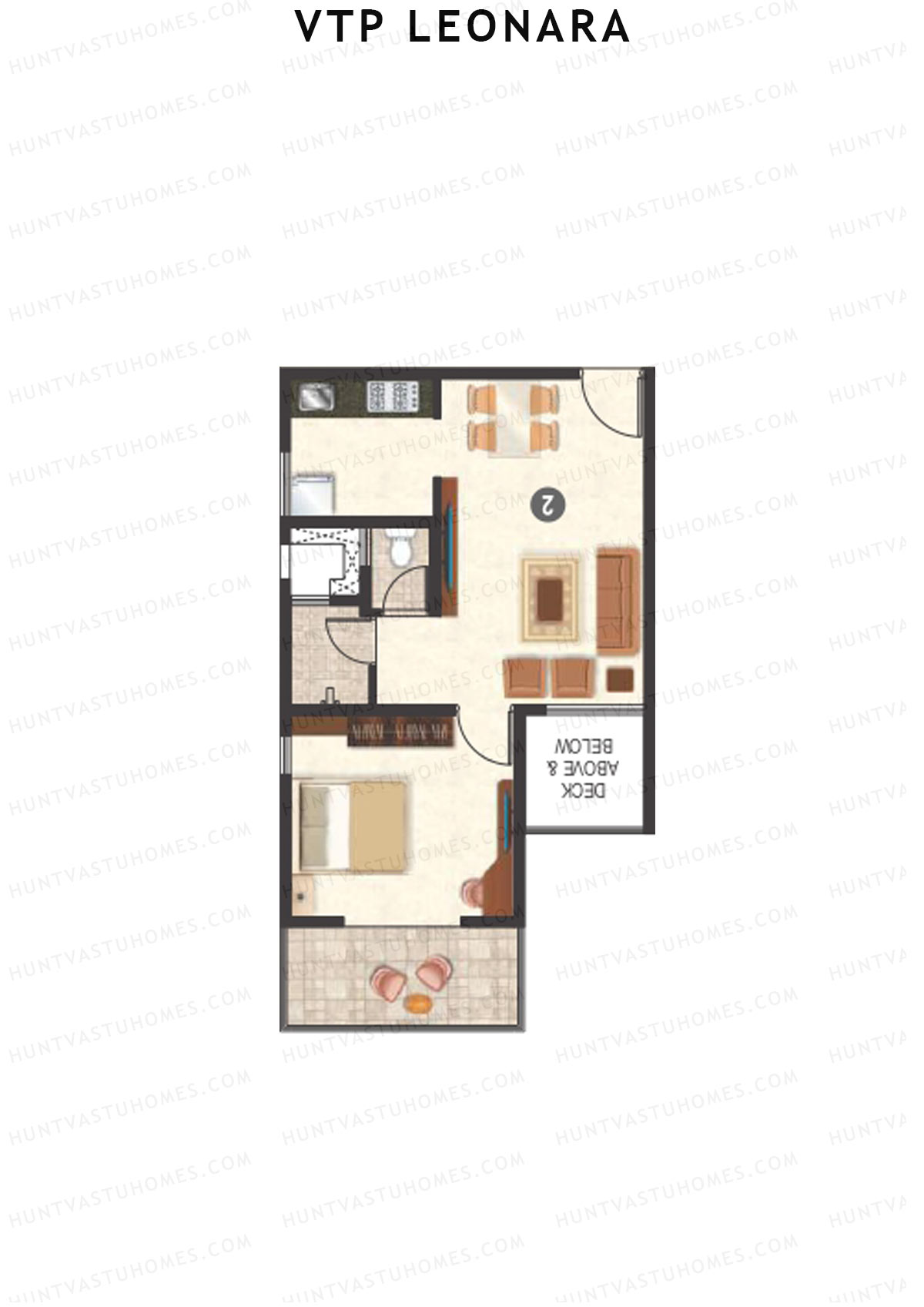 VTP Leonara Tower H Unit 8 Floor Plan