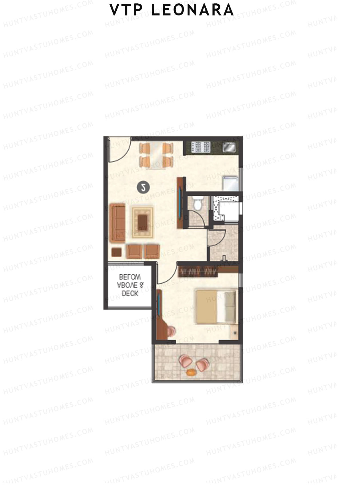 VTP Leonara Tower H Unit 9 Floor Plan