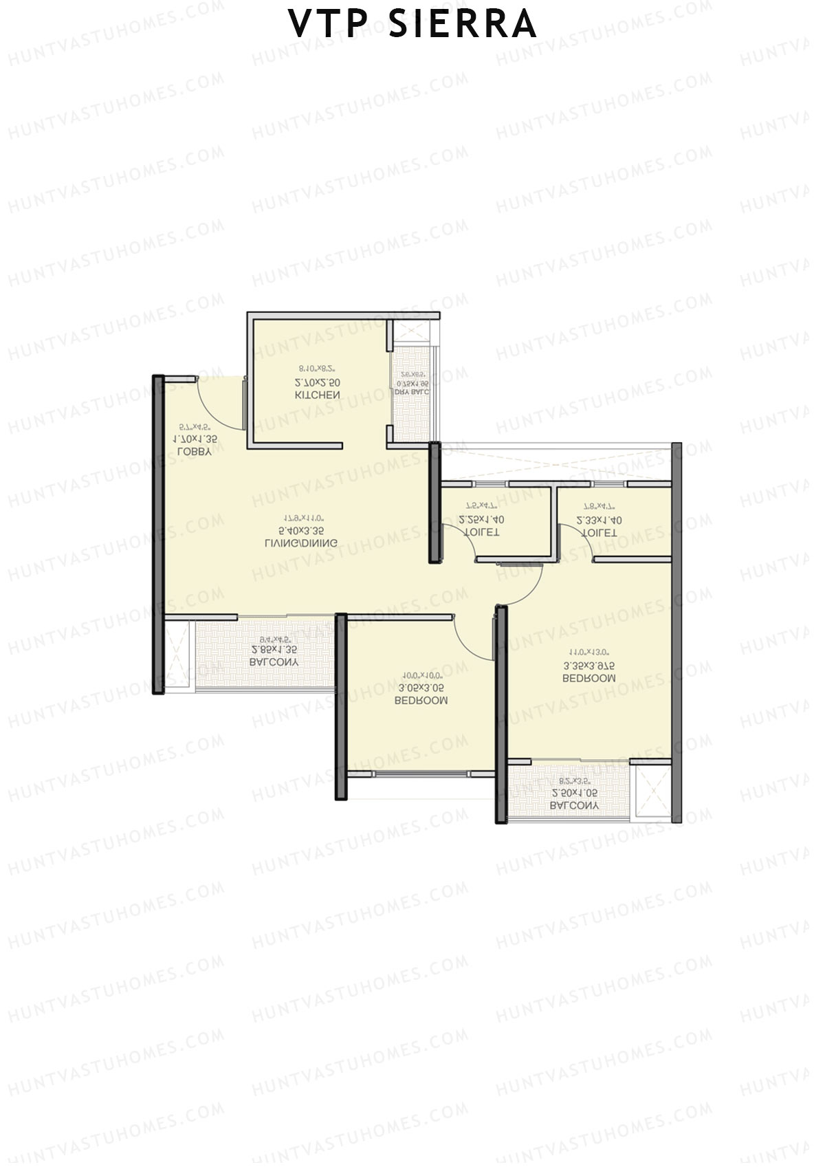VTP Sierra Tower 1 Unit 7 Floor Plan