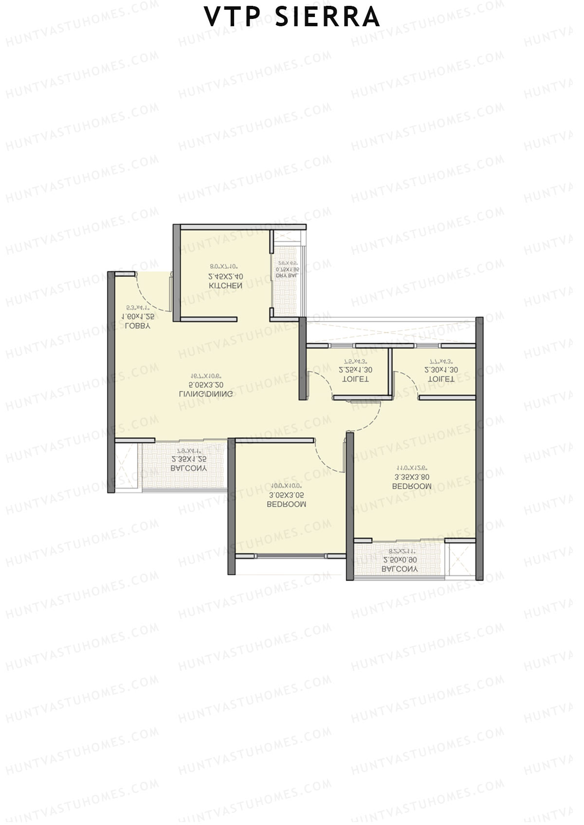 VTP Sierra Tower 2 Unit 7 Floor Plan