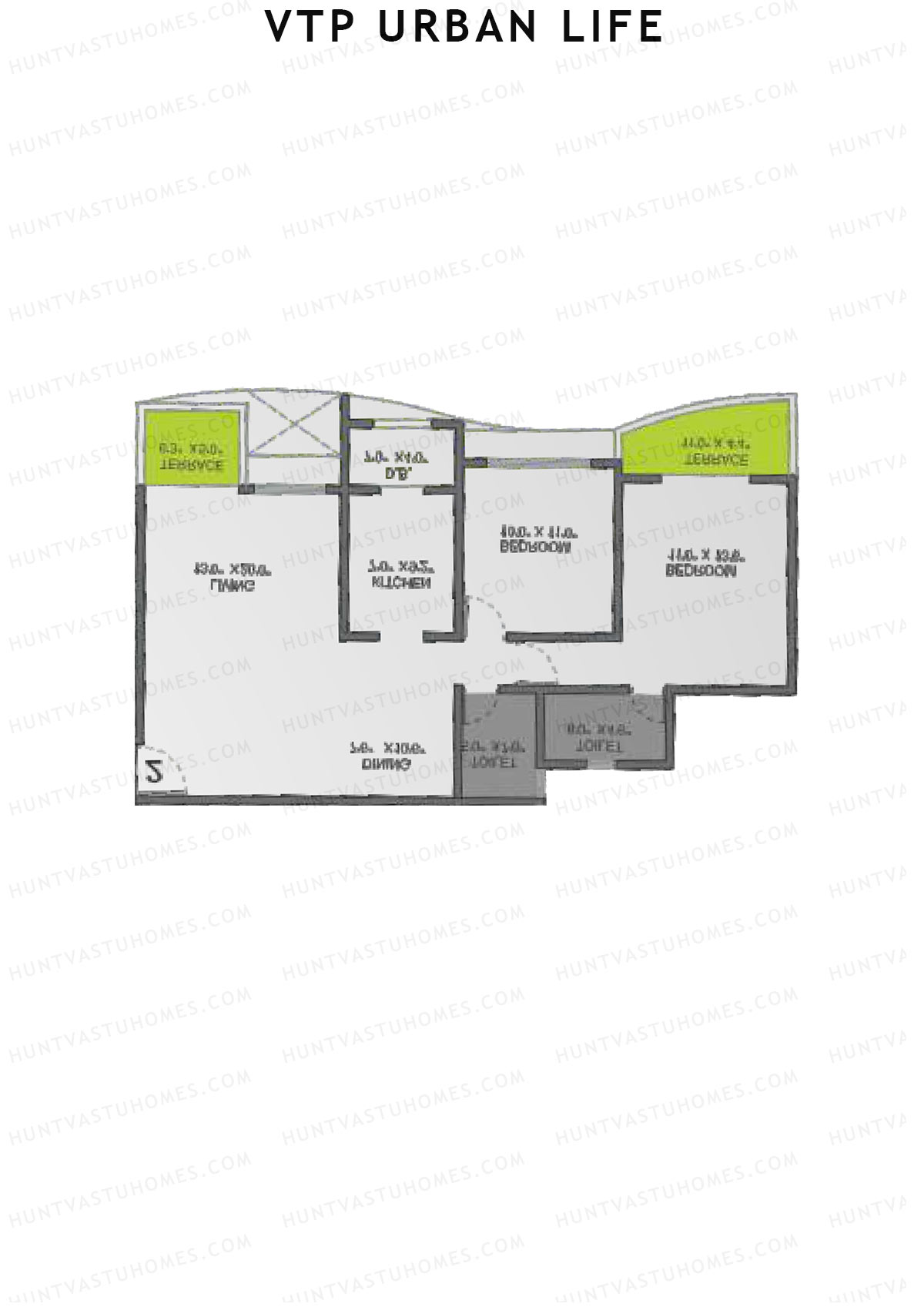 VTP Urban Life Wing C Unit 1 Floor Plan