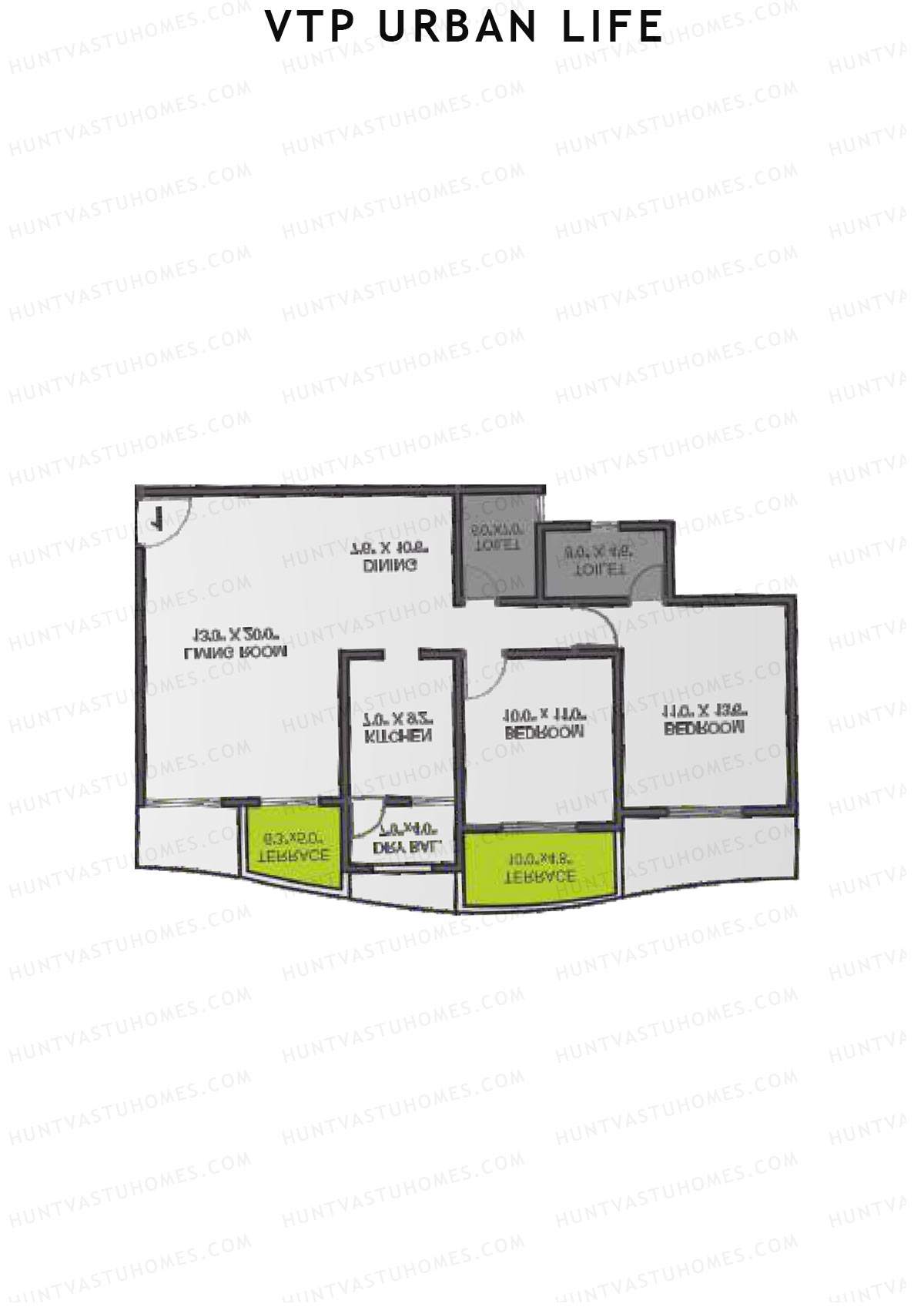 VTP Urban Life Wing C Unit 2 Floor Plan