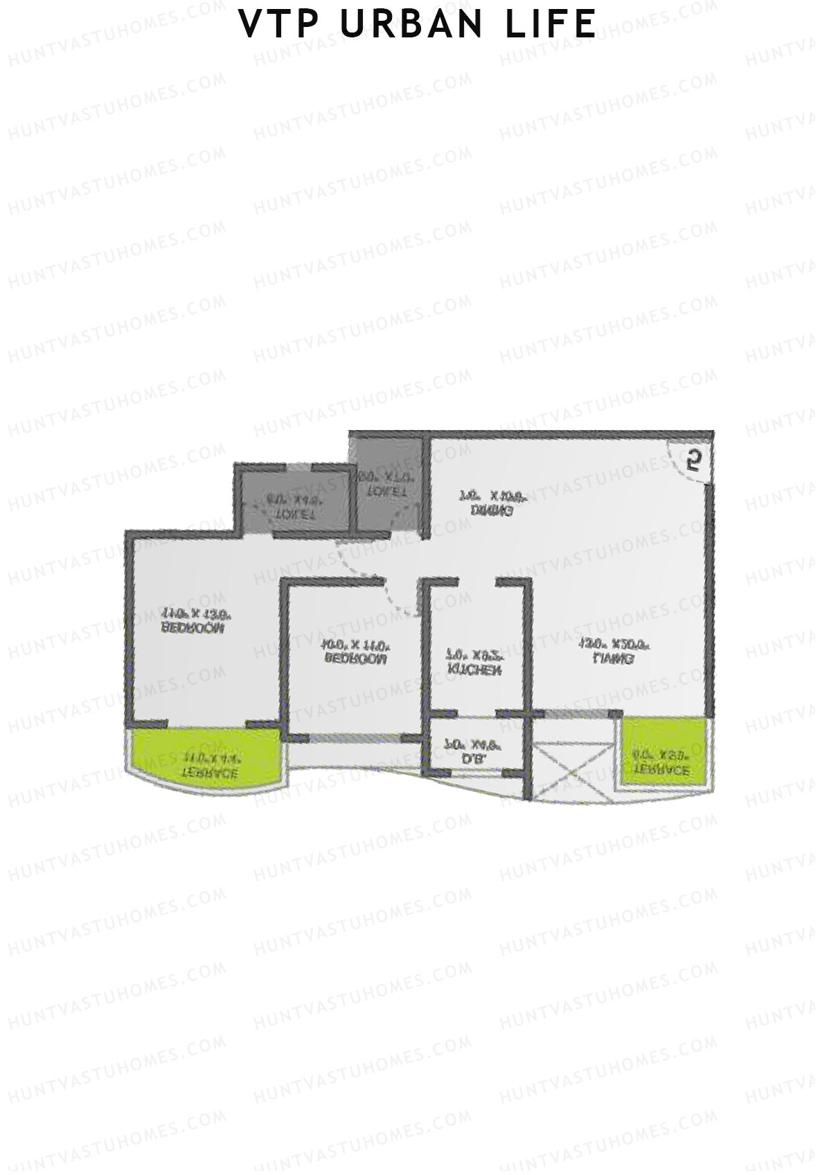 VTP Urban Life Wing C Unit 4 Floor Plan