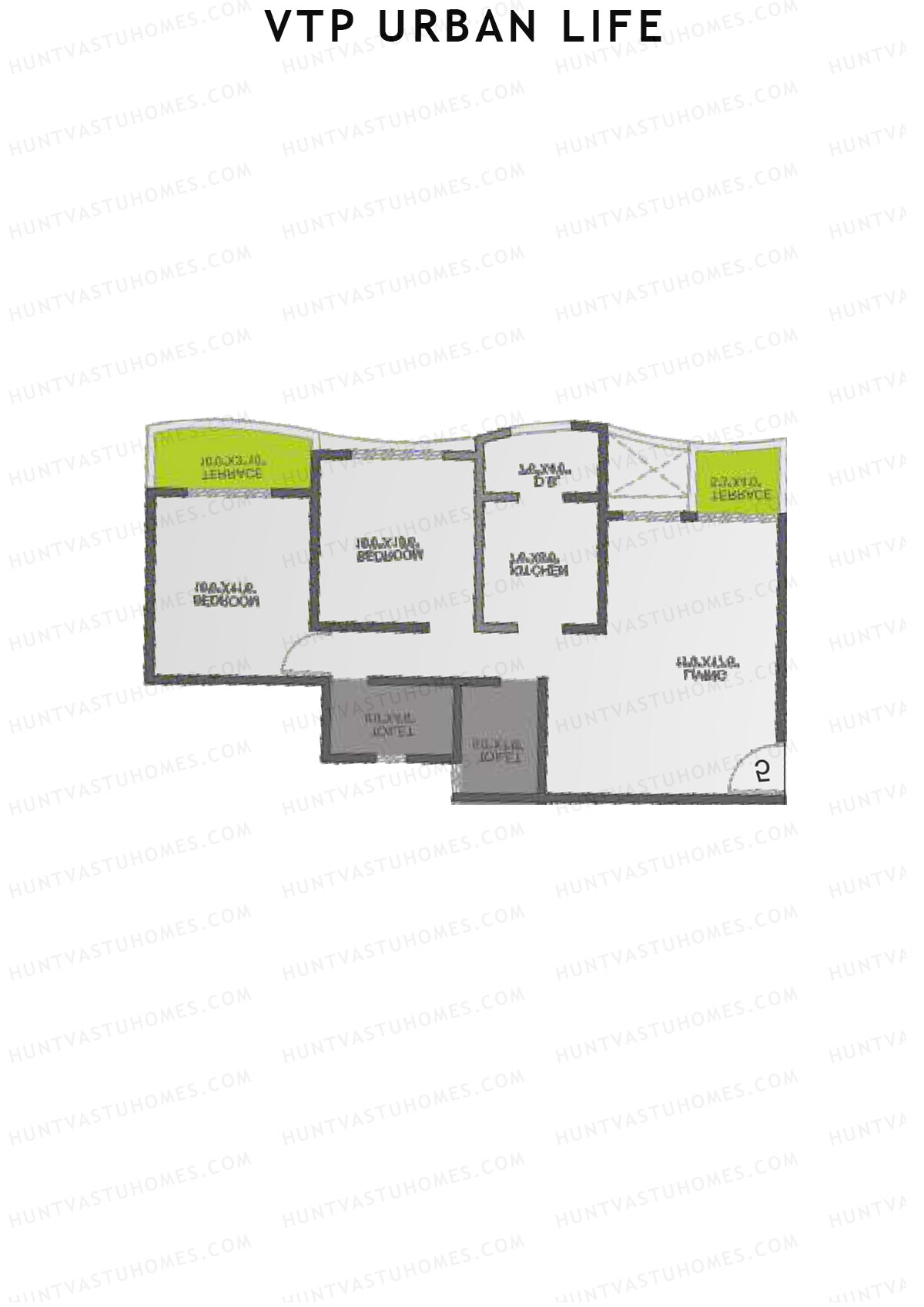 VTP Urban Life Wing D Unit 6 Floor Plan