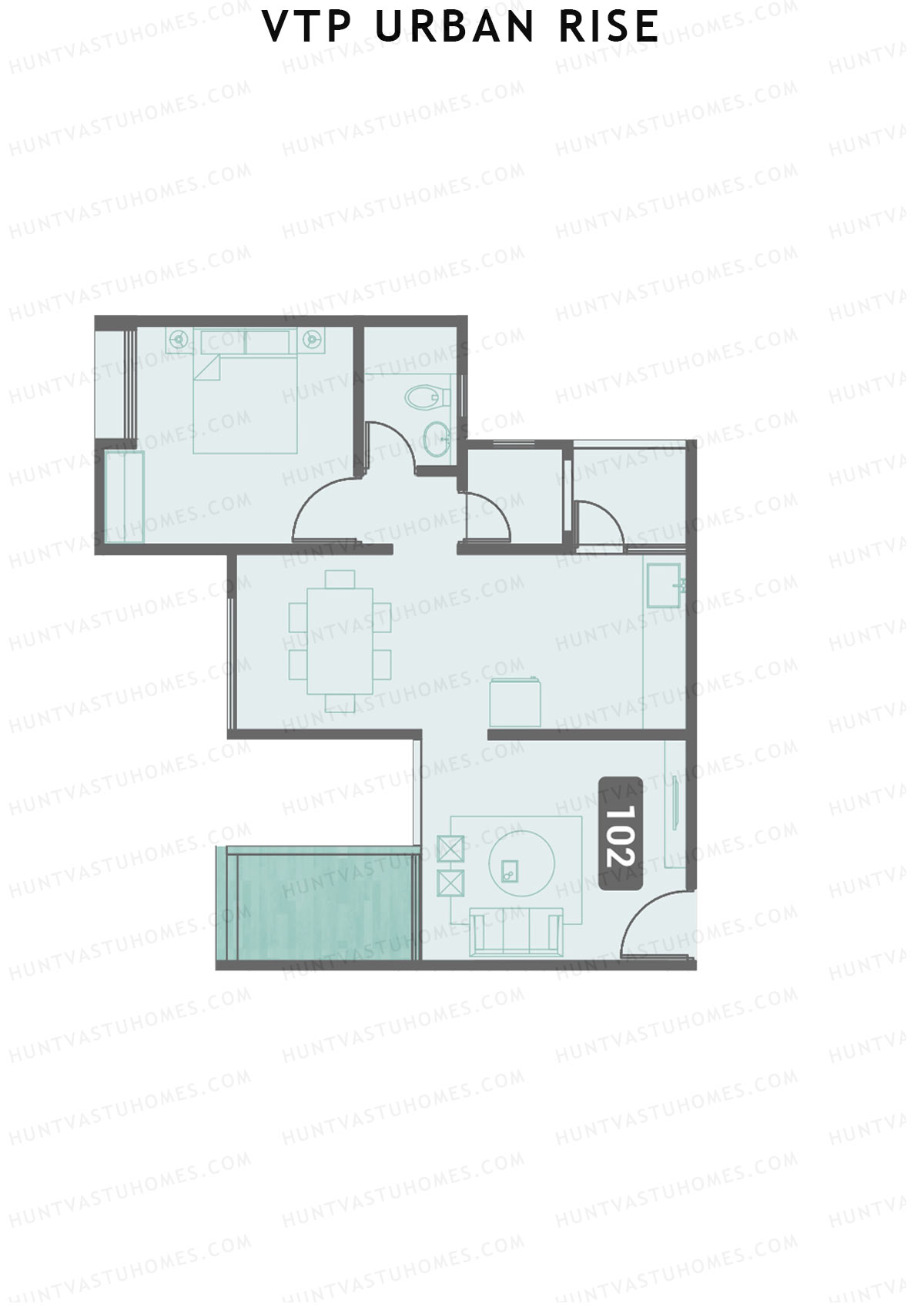 VTP Urban Rise Wing A Unit 6 Floor Plan