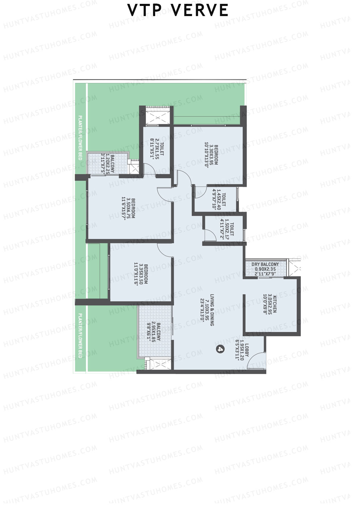 VTP Verve Tower 2 Unit 4 Floor Plan