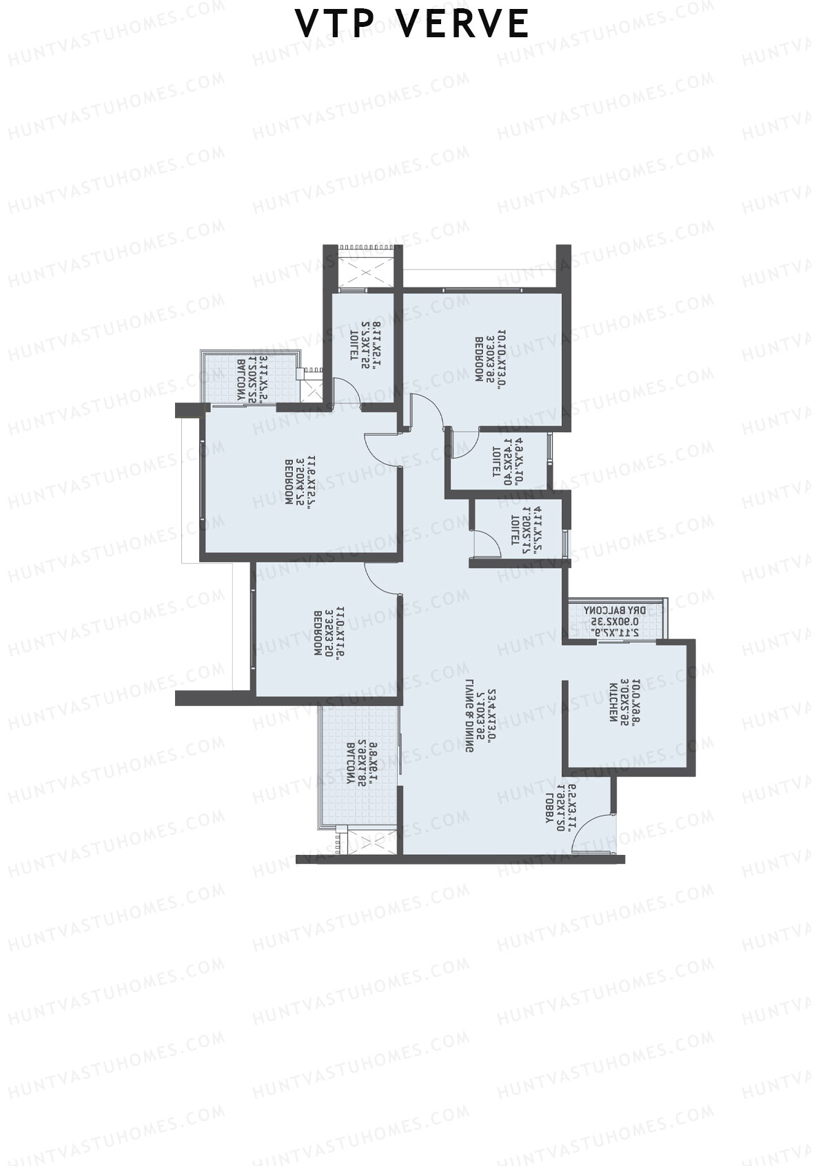 VTP Verve Tower 2 Unit 4 Floor Plan
