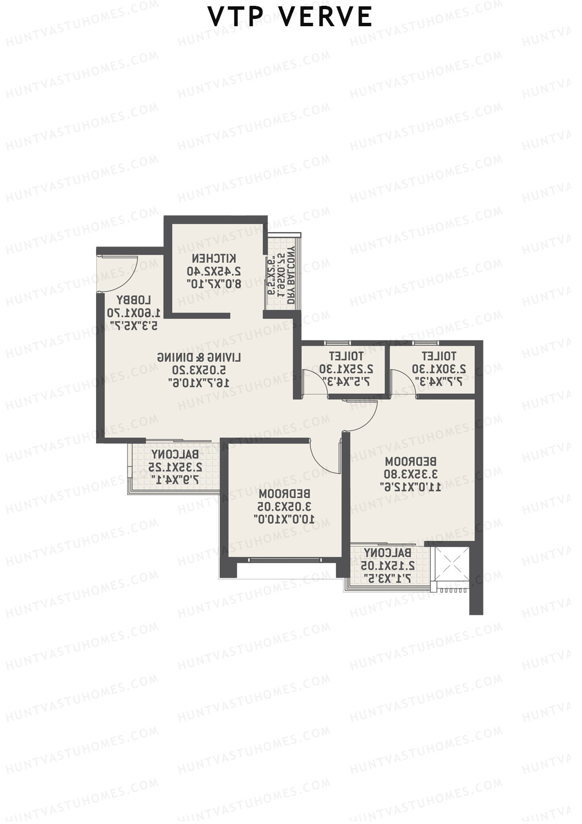 VTP Verve Tower 3 Unit 4 Floor Plan