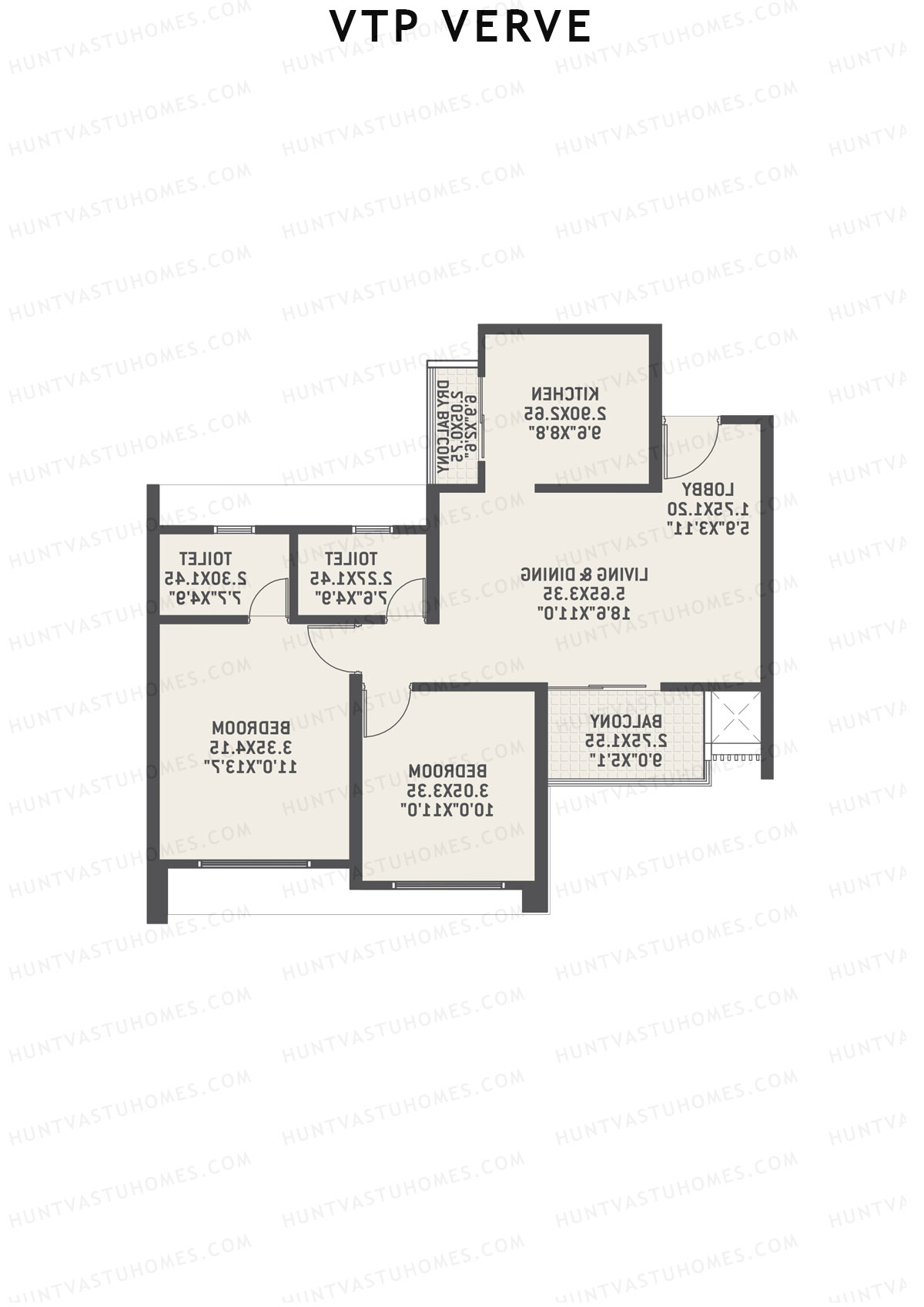 VTP Verve Tower 3 Unit 5 Floor Plan
