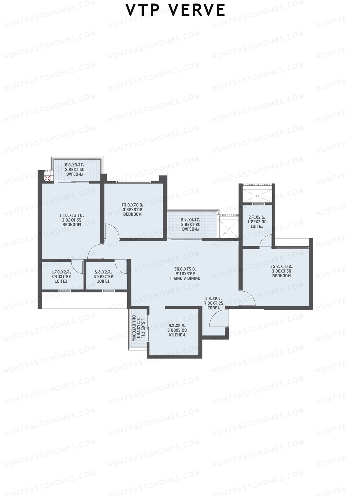 VTP Verve Tower 4 Unit 4 Floor Plan