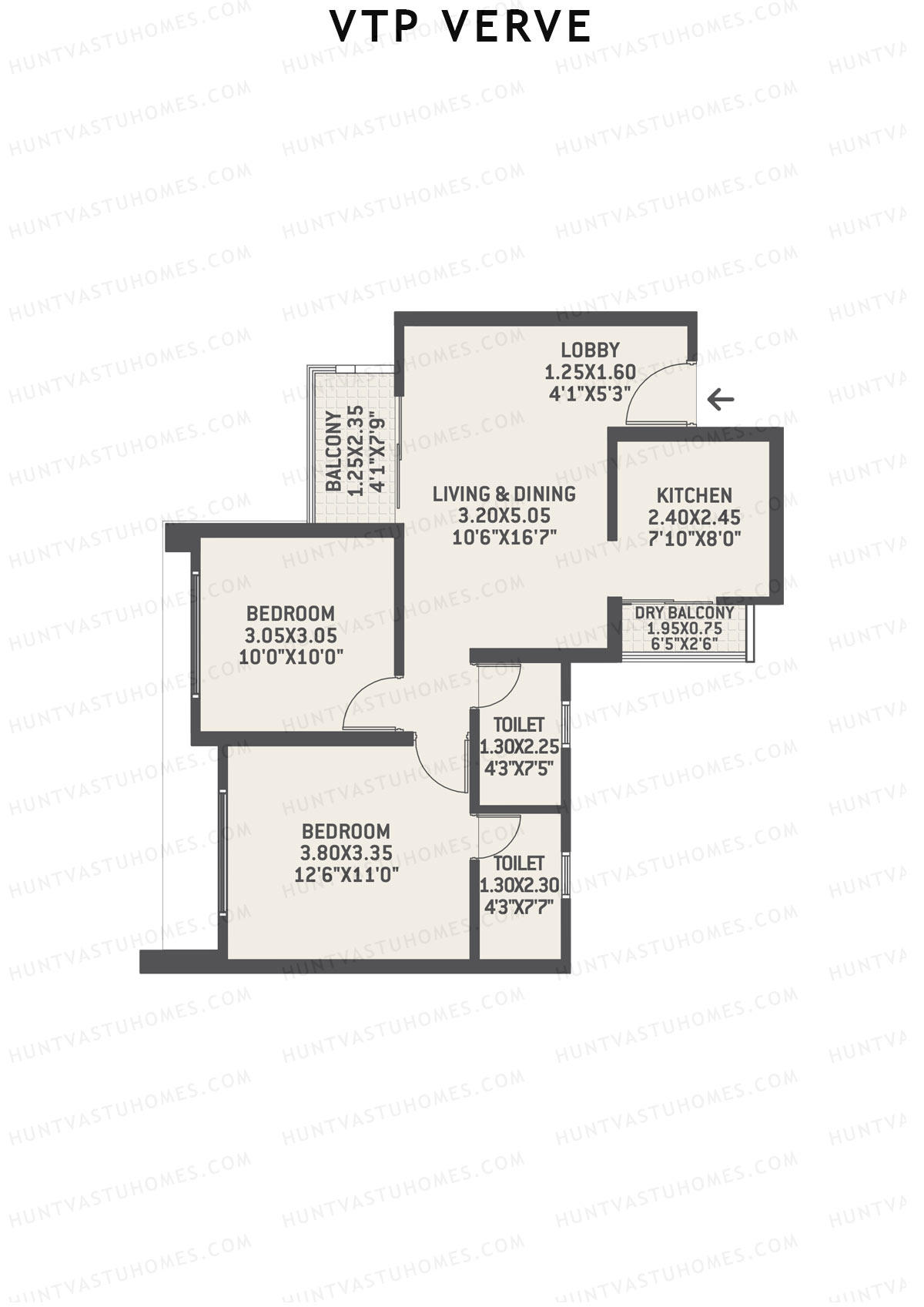 VTP Verve Tower 5 Unit 4 Floor Plan