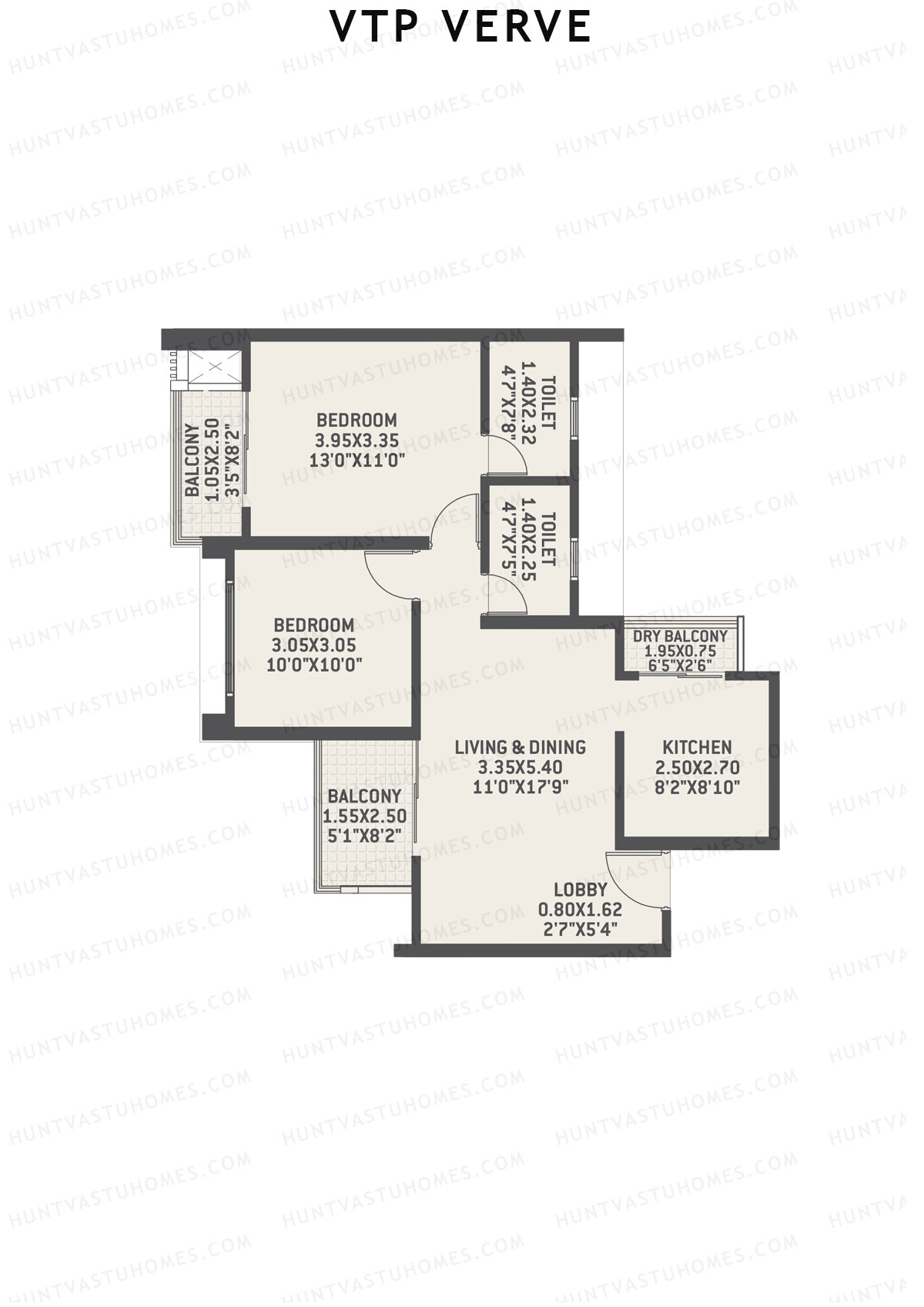 VTP Verve Tower 5 Unit 5 Floor Plan
