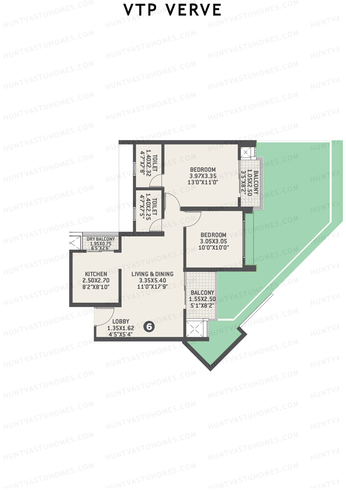 VTP Verve Tower 5 Unit 6 Floor Plan