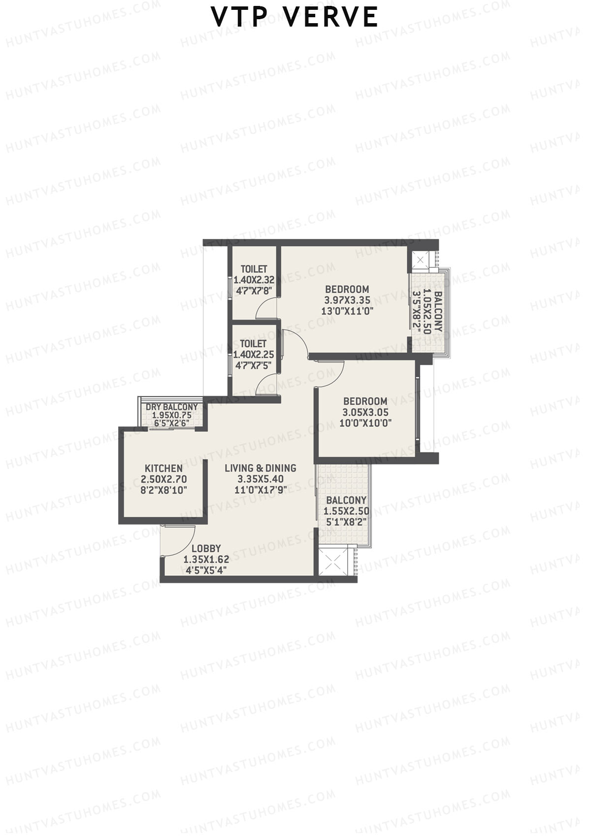 VTP Verve Tower 5 Unit 6 Floor Plan