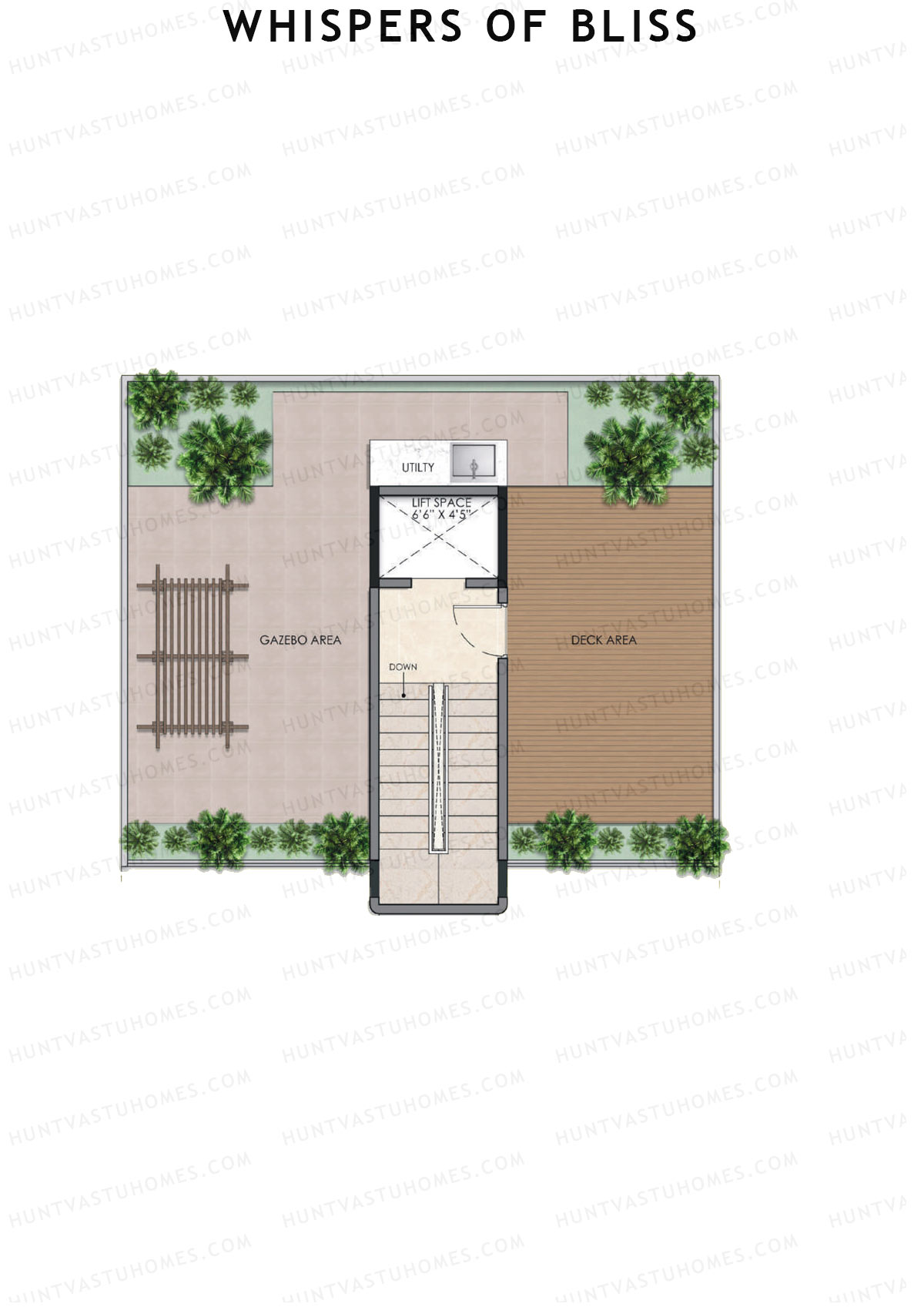 Whispers of Bliss, Villas 5-11, Unit 10 (Villa), 4BHK, Super Area 3168   sq ft 