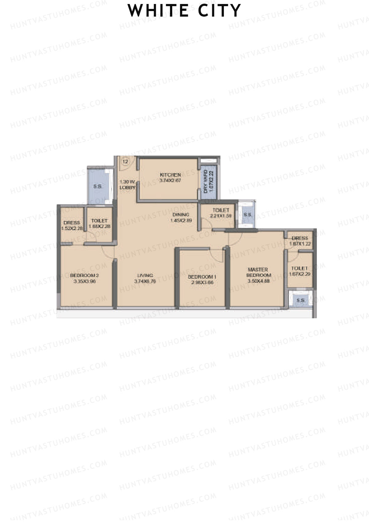 White City Tower Opal Unit 12 Floor Plan
