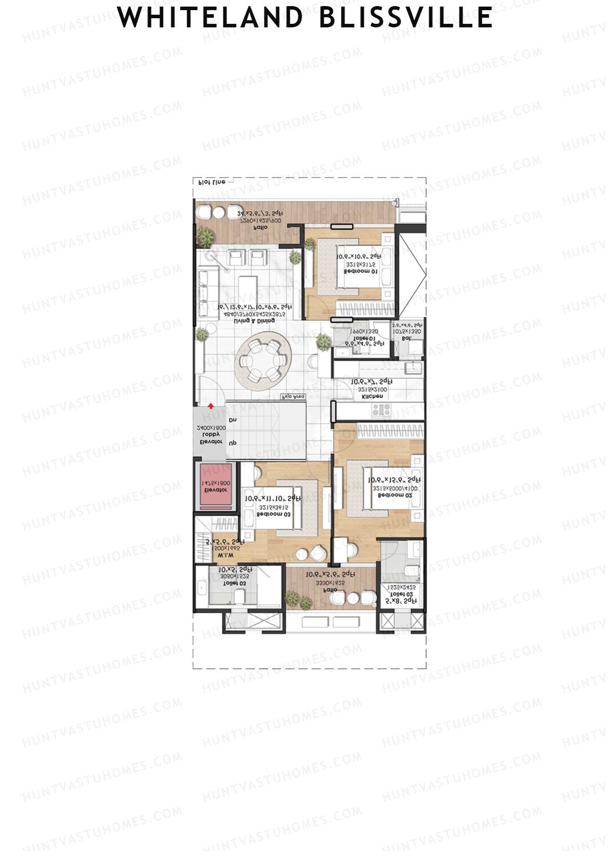Whiteland Blissville Block 47-55 Unit 55 (Type E) Floor Plan