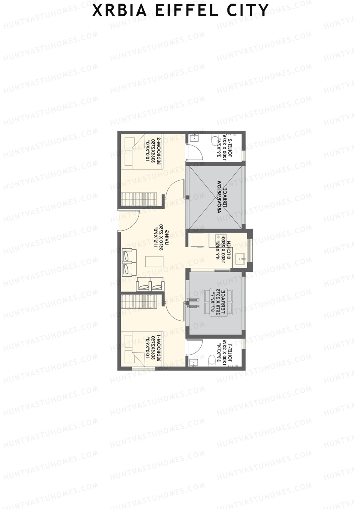Xrbia Eiffel City Tower A1 Unit 8 Floor Plan