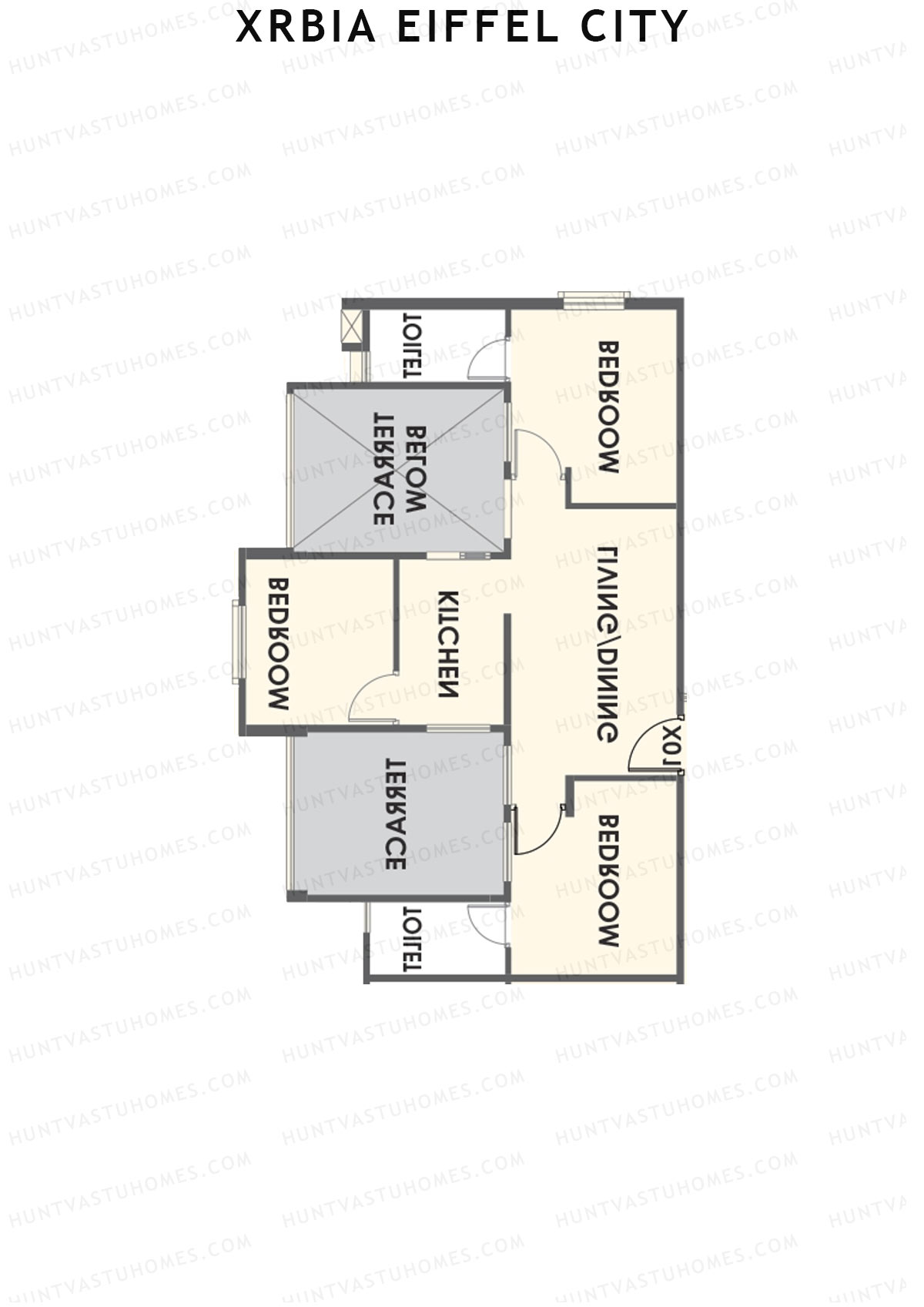 Xrbia Eiffel City Tower B1 Unit 2 Floor Plan