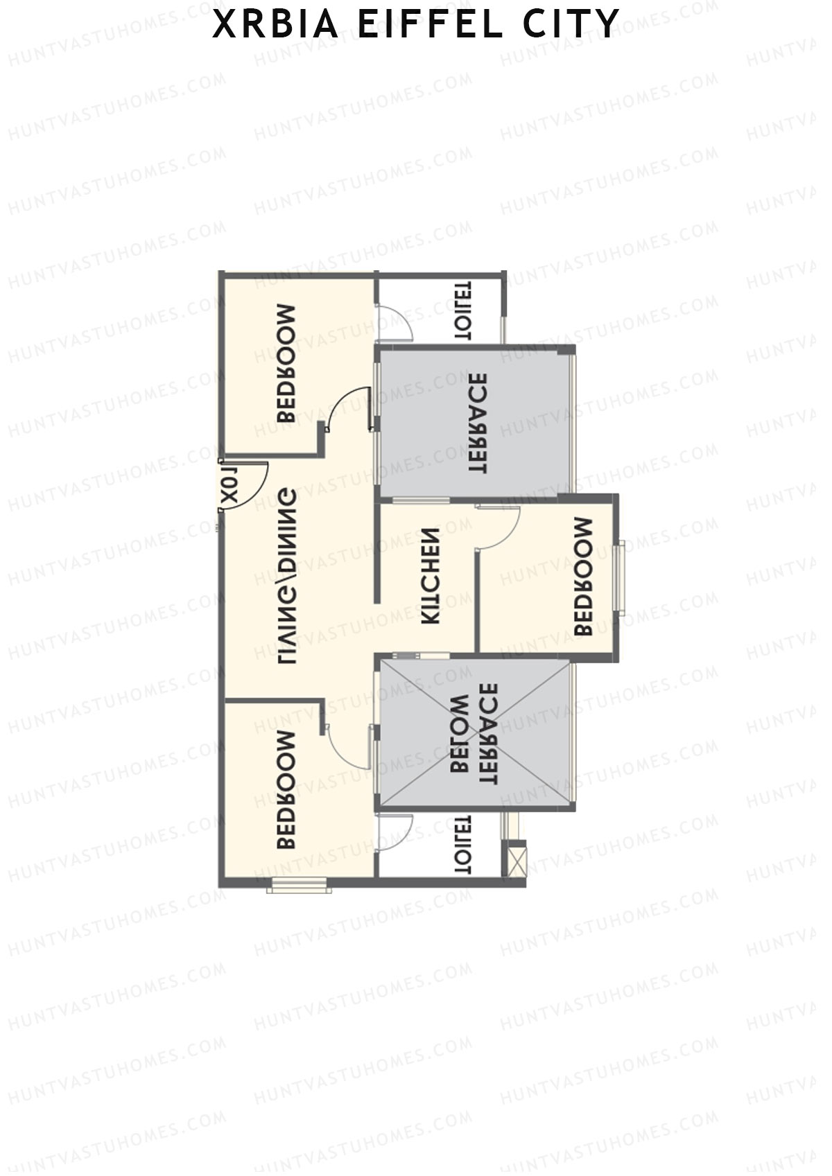 Xrbia Eiffel City Tower B1 Unit 8 Floor Plan