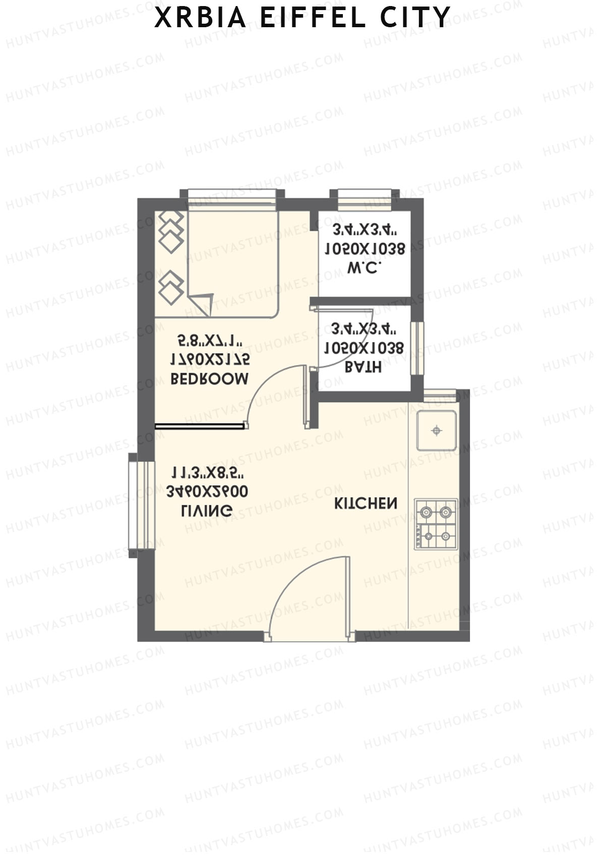 Xrbia Eiffel City Tower C2 Unit 23 Floor Plan
