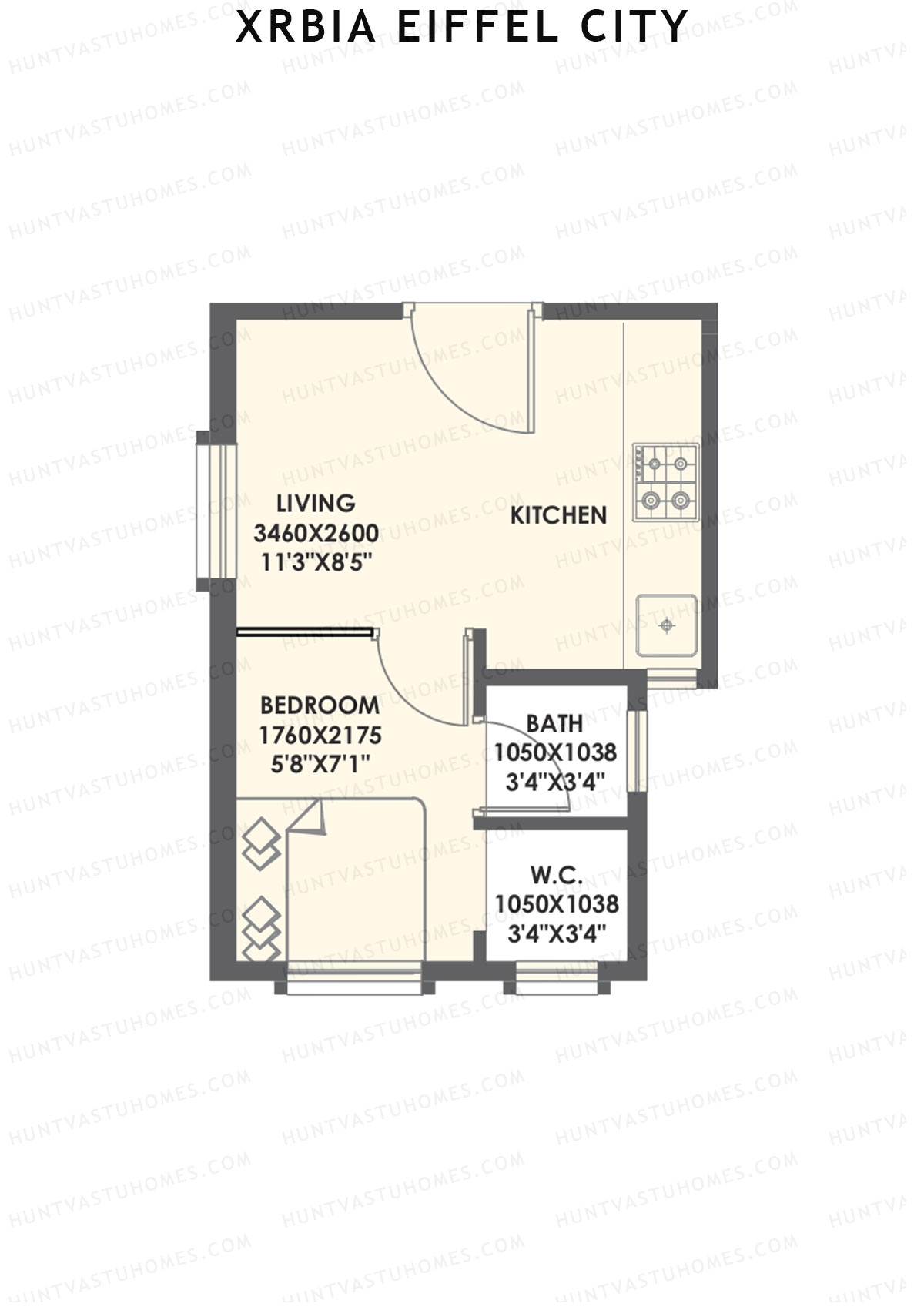 Xrbia Eiffel City Tower C2 Unit 8 Floor Plan