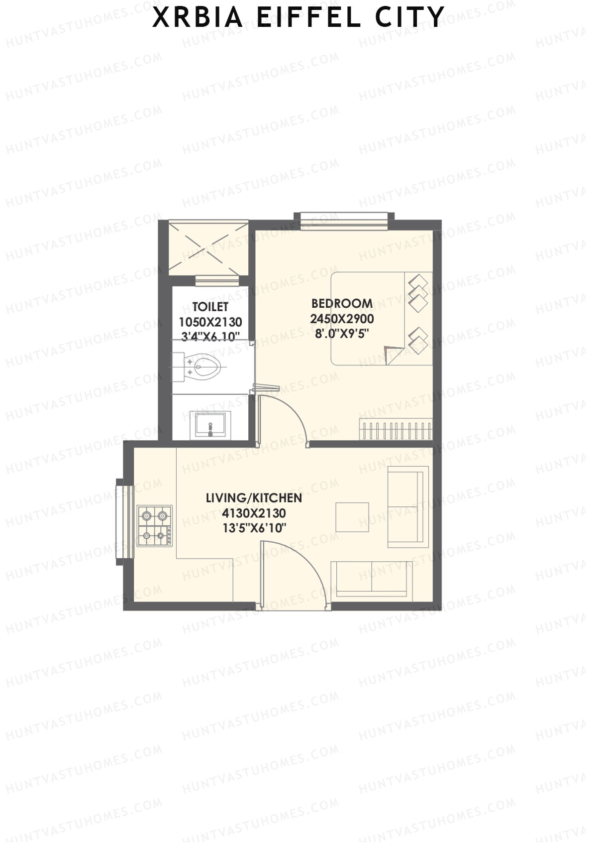 Xrbia Eiffel City Tower C3 Unit 13 Floor Plan