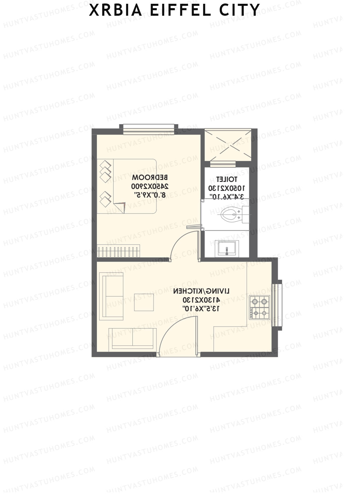 Xrbia Eiffel City Tower C3 Unit 14 Floor Plan