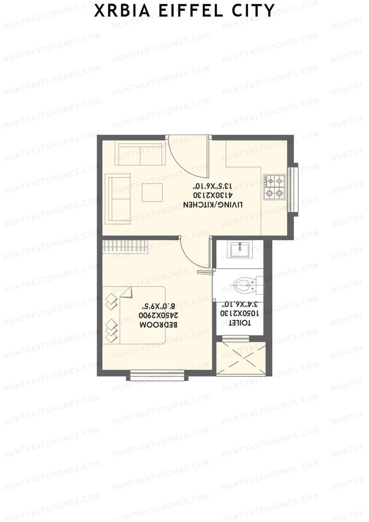 Xrbia Eiffel City Tower C3 Unit 1 Floor Plan