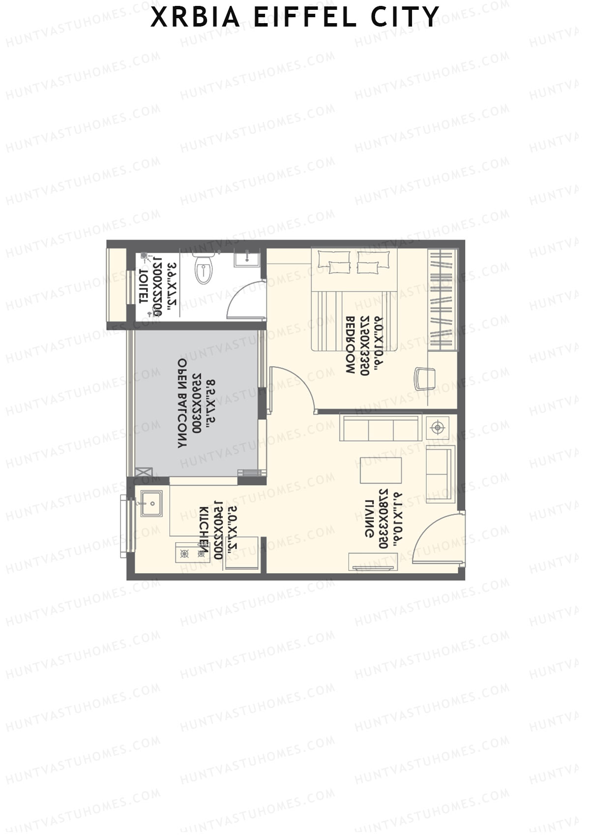 Xrbia Eiffel City Tower C5 Unit 7 Floor Plan