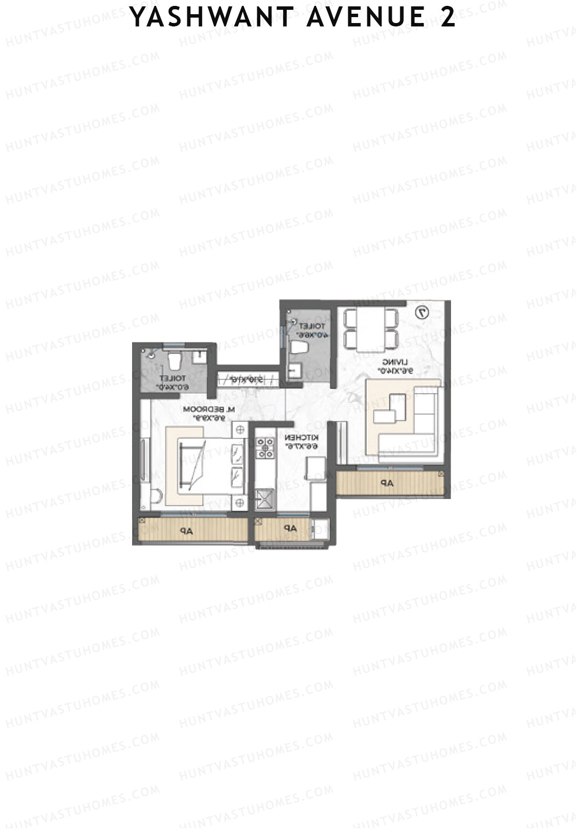 Yashwant Avenue 2 Tower 1 Unit 6 Floor Plan